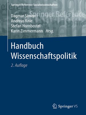 cover image of Handbuch Wissenschaftspolitik
